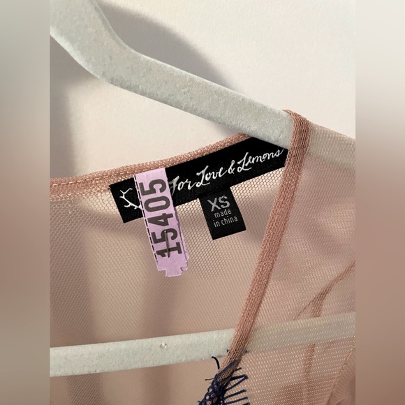 For Love & Lemons Antigua Mini Dress in Sapphire XS - Picture 2 of 5